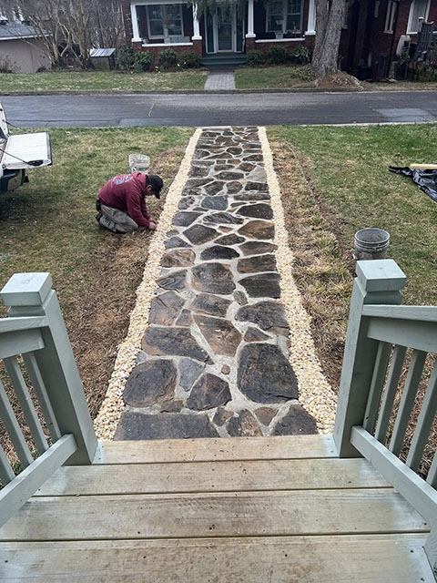Stone Patio Project 2